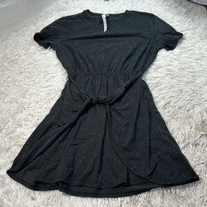 Lululemon Unwind Your Mind Dress Black / White